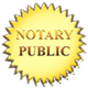 Notary public gold seal